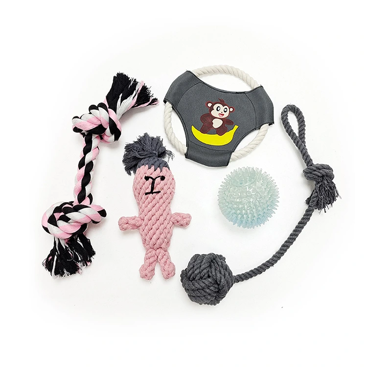 5 szt. Frisbee Squeaky Dog Toys