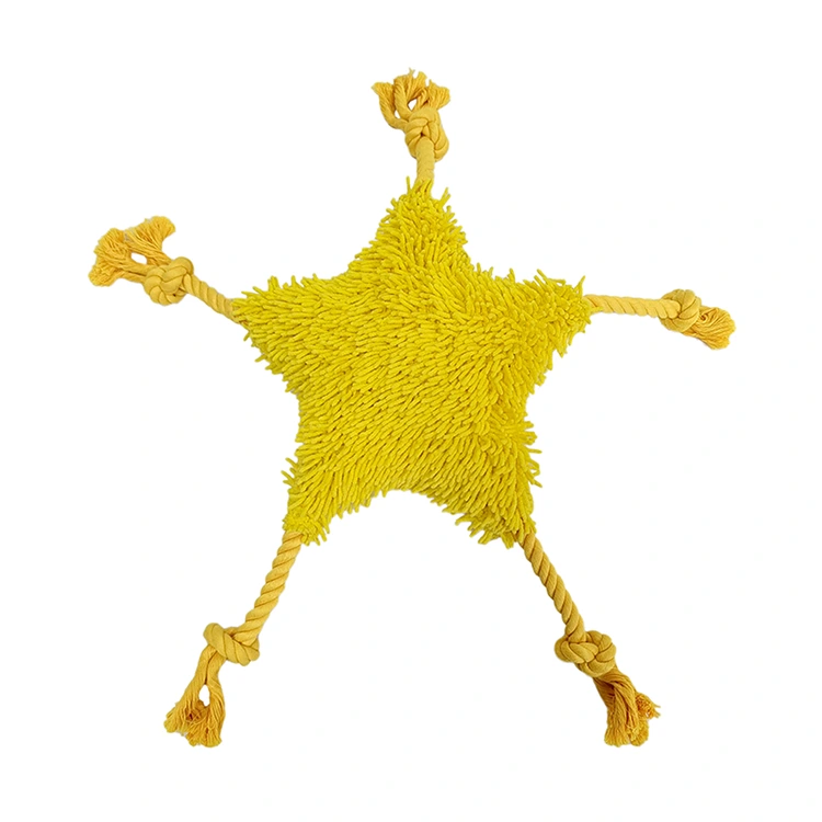Kształt Star Ultra Soft Chenille Dog Toy