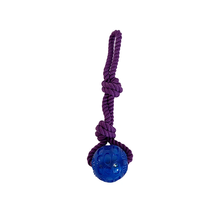 TPR Ball Rope Dog Fetch Fetch Toy